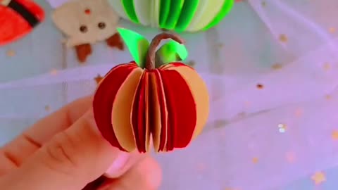 How to make 3D paper Apple mini