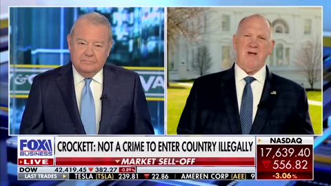 Tom Homan Responds to Democrat Dimwit Jasmine Crockett's Ludicrous Claims About Illegal Aliens