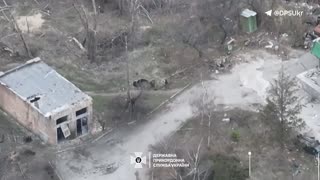 💥Border guards used FPV drones to destroy the "loaf" and the occupiers' shelter