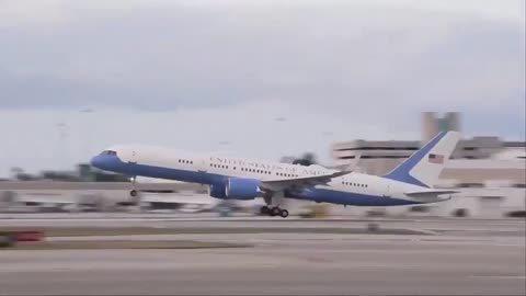 President Donald J. Trump and First Lady Melania Trump have left Palm Beach and are now officially on their way to Washington, D.C.