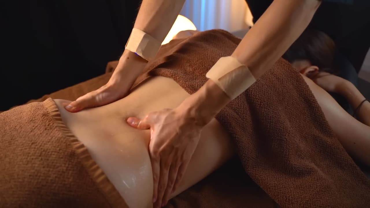 ASMR Deep tissue massage sound makes you sleepy｜No talking【PART】深層筋オイルマッサー