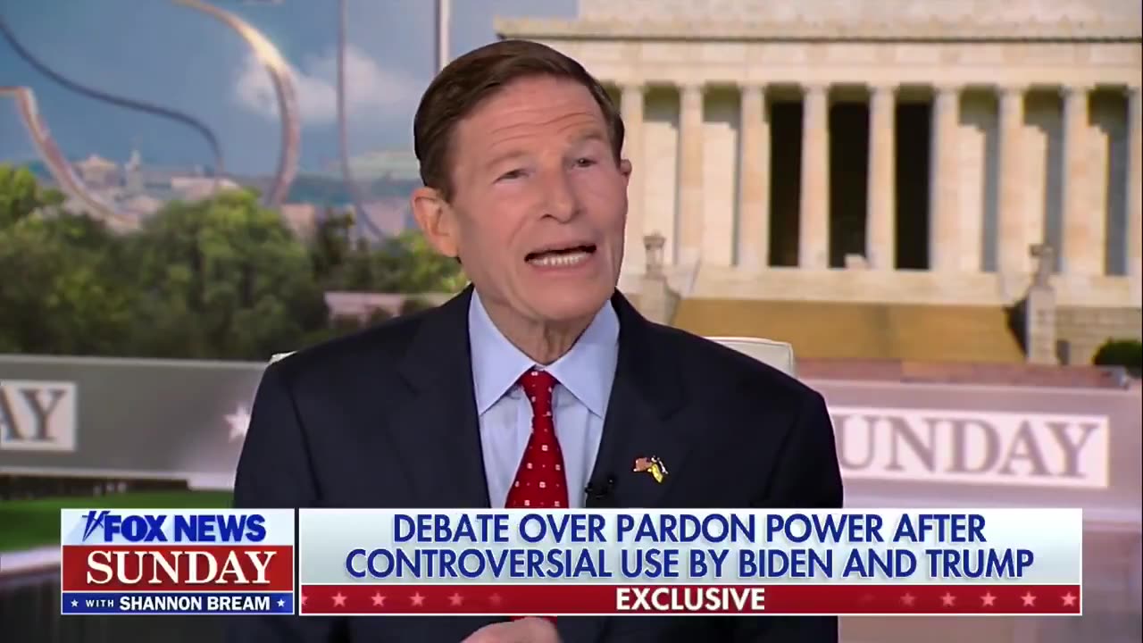 Sen. Blumenthal says it’s time for a Constitutional Amendment to curb the President’s pardon power.