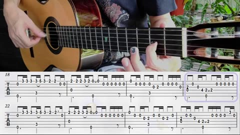 Eminem - MockingBird | Easy Fingerstyle Guitar Tab (the Lullaby part)