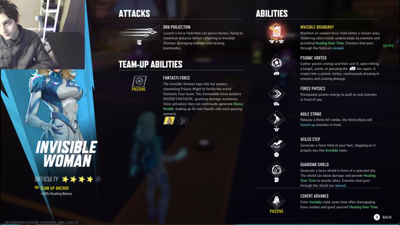 Tutorial For How To Activate Invisible Woman's Guardian Shield Ability In Marvel Rivals