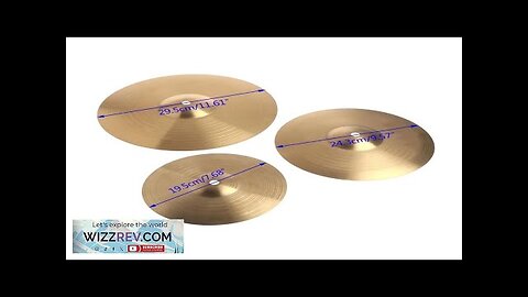 8/10/12Inch Brass Cymbals Percussion Drum Alloy Crash Cymbal Drum Instrument Cymbals Review