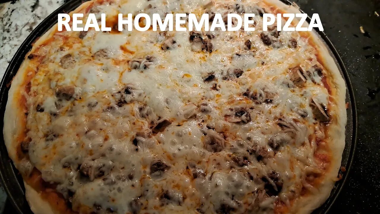 REAL HOMEMADE PIZZA