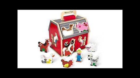 Melissa & Doug Wooden Take Along Sorting Barn Toy Review