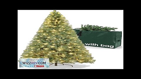 7.5Ft Pre-Lit Spruce Artificial Holiday Christmas Tree Aritificial Christmas Tree for Home Review