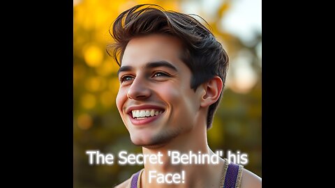 The secret 'behind' his face!