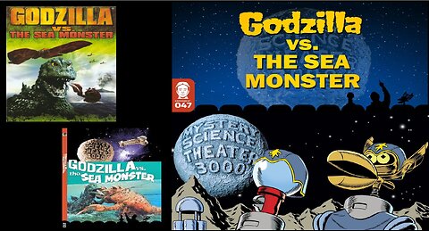 Mystery Science Theater 3000: Godzilla Vs. The Sea Monster (rare movie spoof)