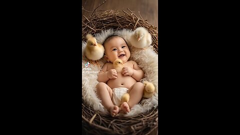 Baby both sides of animal funny 😂