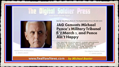 JAG Sets Mike Pence's Tribunal for March 3, 2025