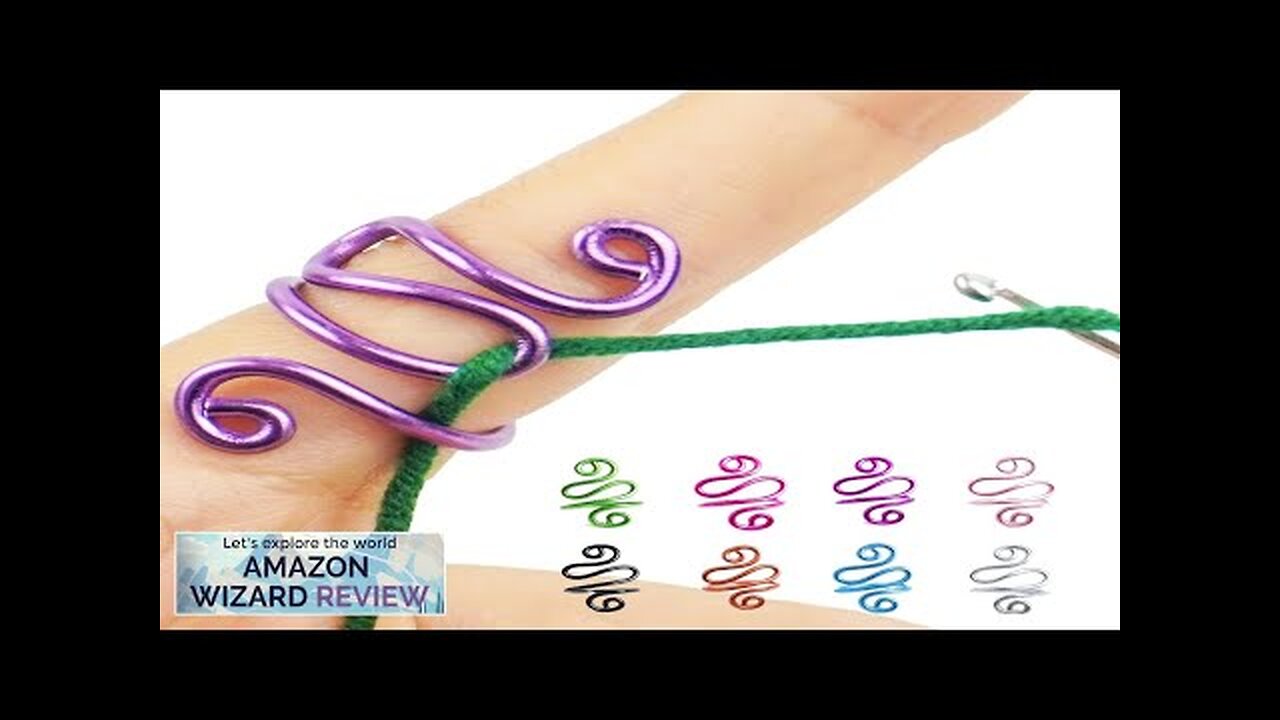 Handmade Crochet Tension Ring Lefties & Righties Yarn Tension Control Ring Adjustable Review