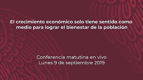 Paquete Económico 2020. Conferencia presidente AMLO