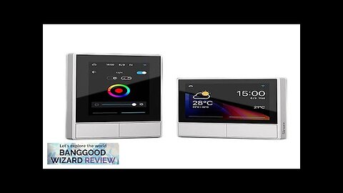 SONOFF NSPanel WiFi Smart Thermostat Wall Switch EU US Temperature Display All-in-One Review