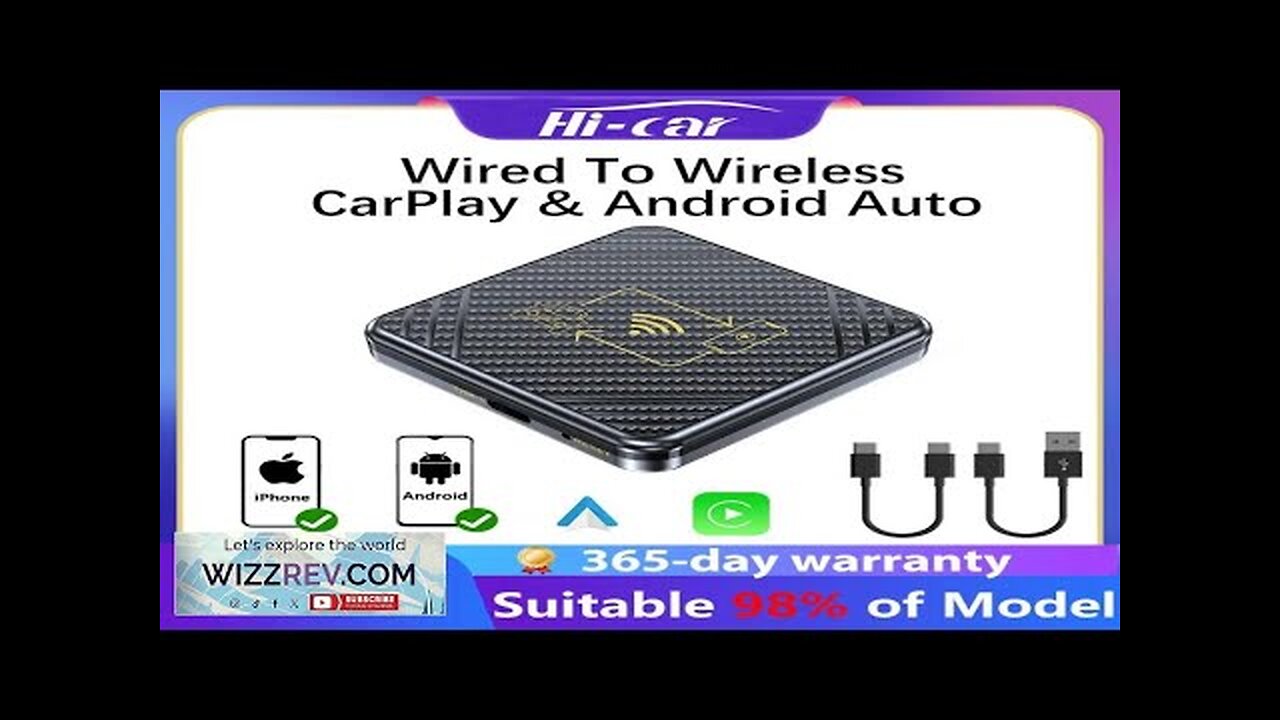 2024 Mini CarAI Box 2in1 Wireless CarPlay Dongle Wireless Android Auto Box Review