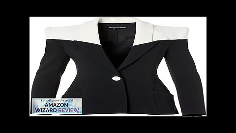 Sergio Hudson Spectator BlazerSingle breast notched collar blazer. Black (ONYX) bodice Review