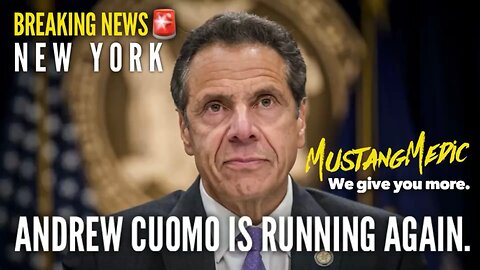 BREAKING NEWS🚨 Andrew Cuomo enters the Race for Governor of the great State of New York.