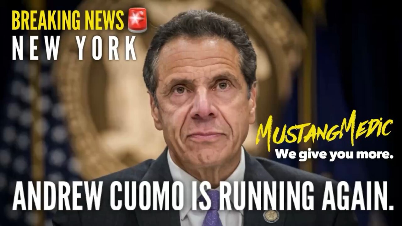 BREAKING NEWS🚨 Andrew Cuomo enters the Race for Governor of the great State of New York.