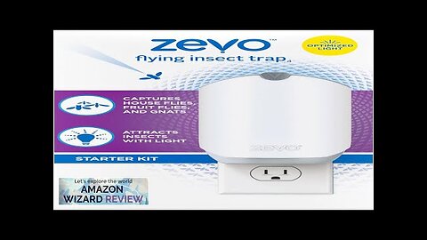 Zevo Flying Insect Trap Fly Trap Captures Houseflies Fruit Flies and Gnats Review