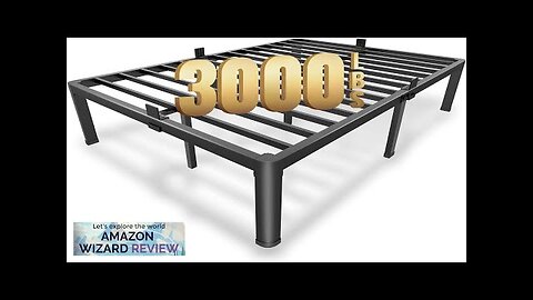 MAF 14 Inch Full Size Metal Platform Bed Frame with Round Corner Review