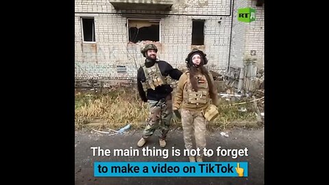 🟢Ukrainian Military TikTokers dancing, making faces on the battlefiel love posting videos ~ RT