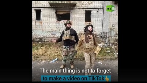 🟢Ukrainian Military TikTokers dancing, making faces on the battlefiel love posting videos ~ RT