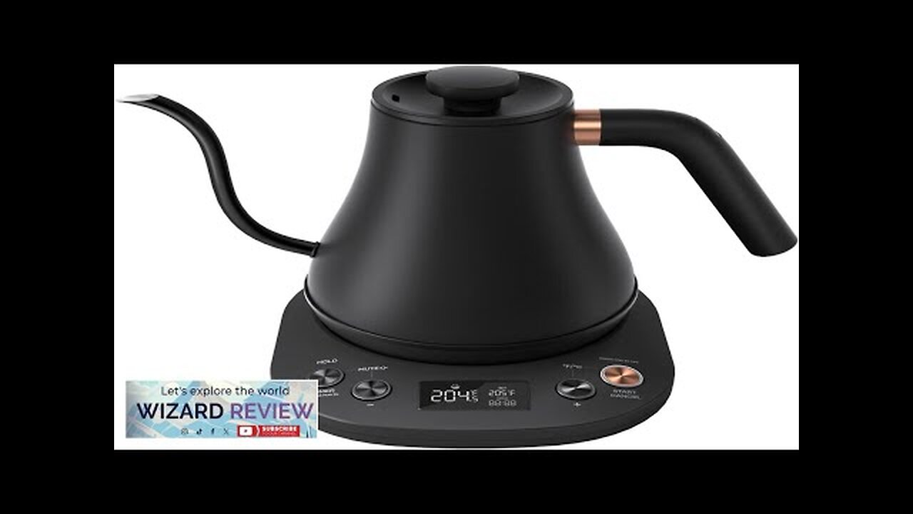 Mecity Electric Kettle Gooseneck Pour Over Kettle ±1℉ Temperature Control Quick Heating Review