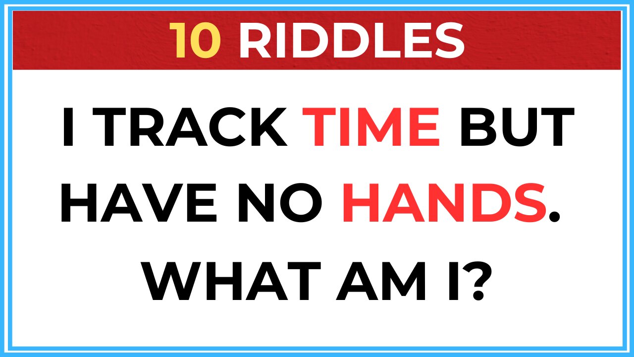 CAN YOU SOLVE THESE 10 TRICKY RIDDLES 🧠BRAIN TEASERS & RIDDLE QUIZ CHALLENGE