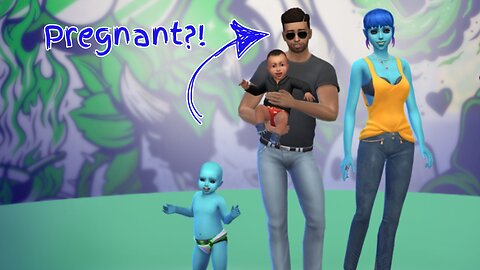 Alien Sims and Pregnant Men