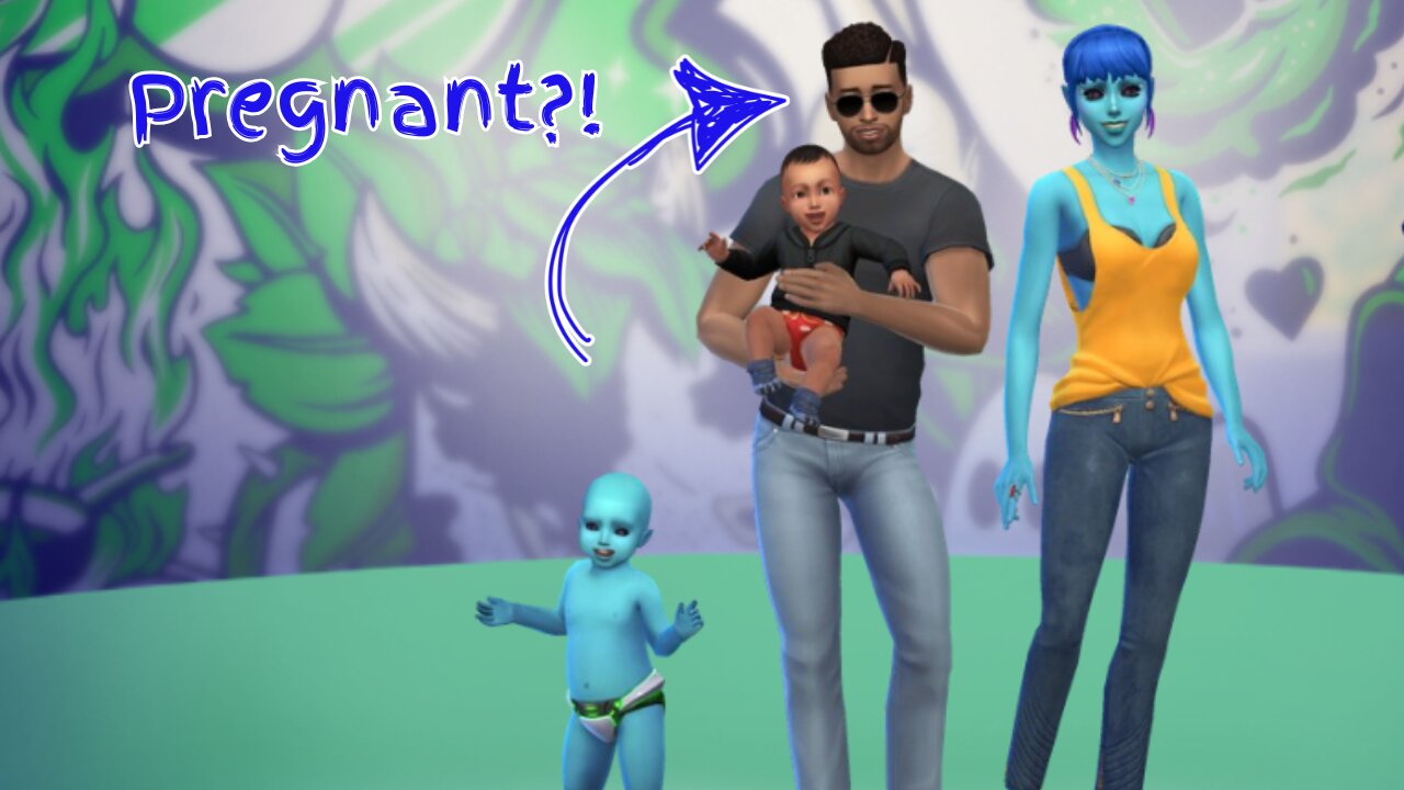 Alien Sims and Pregnant Men