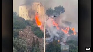 Video shows trees, brush on Getty Villa Museum grounds on fire 🔥