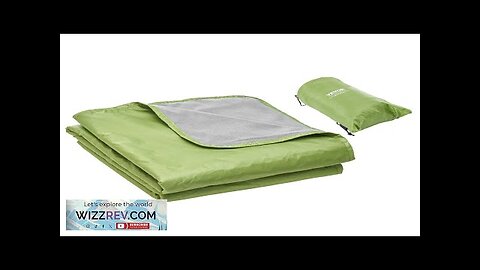 Camping Blanket 79" x 59" Wearable Warm Stadium Blanket Outdoor Army Green Review