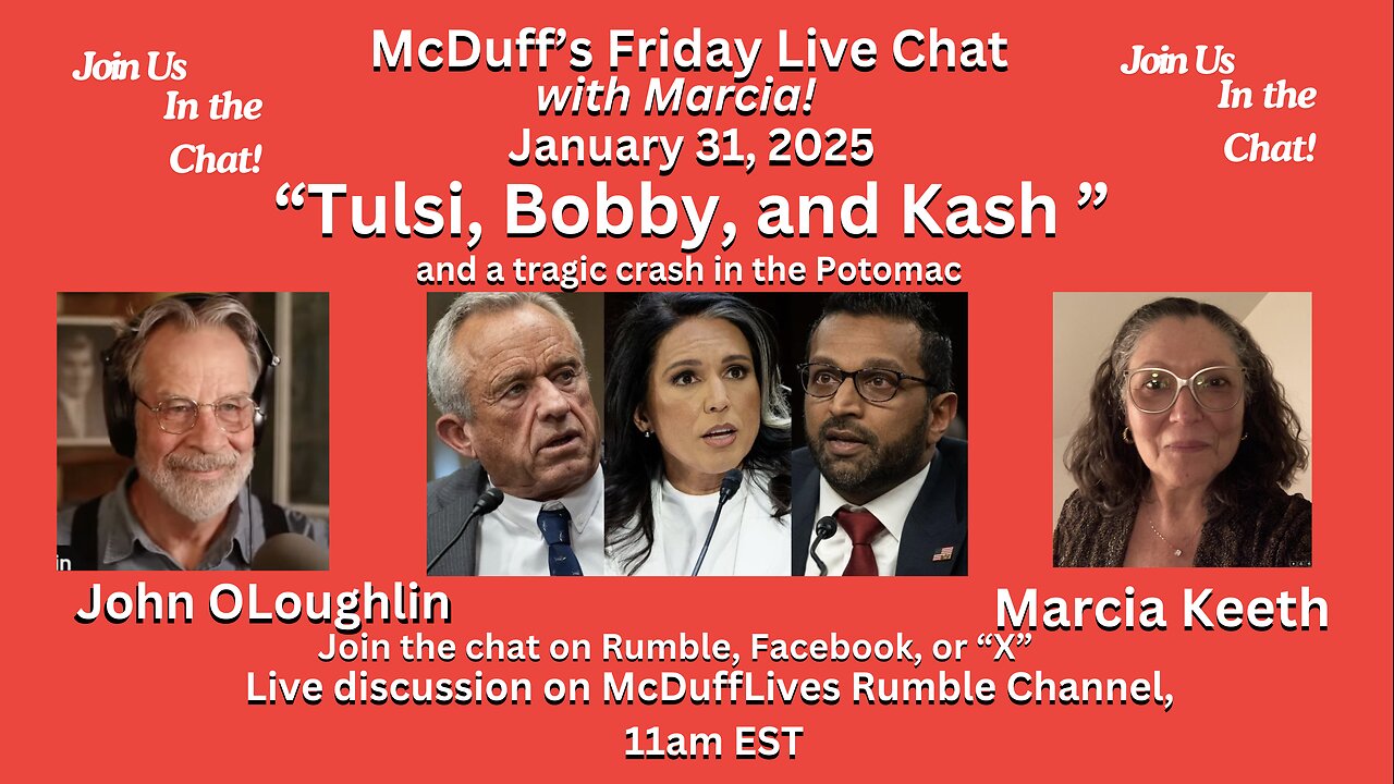 "McDuff and Marcia," Friday Live Chat, January 31, 2025