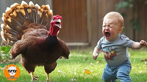 BABY AND ANIMAL-Crying Babies With Animals Moments #2 - Funny Baby Videos Just Funniest