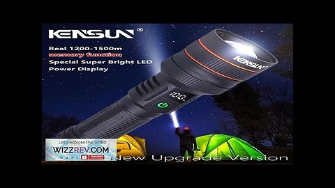 Strong Light Lantern High Power LED Flashlight USB Rechargeable Powerful Tactical Torch Review