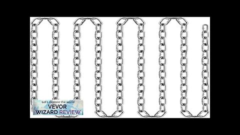 VEVOR Grade 30 Chain 3/16 Inch by 100Ft Length Grade 30 Proof Review