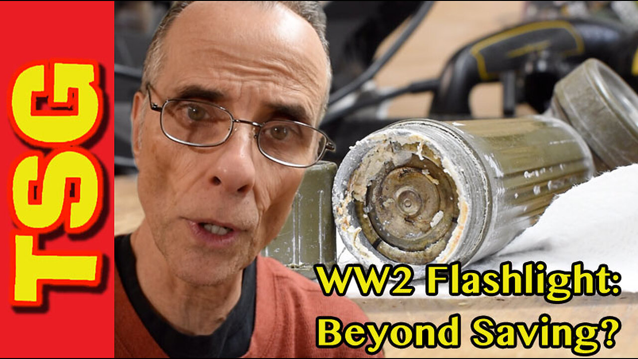 Reviving a WW2 Flashlight! Corrosion Nightmare Fixed