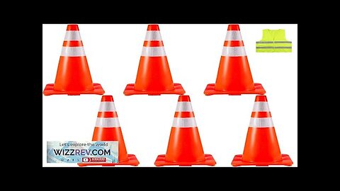 VEVOR 6Pack Traffic Cones 28"Safety Cones PVC Orange Traffic Safety Cone Review