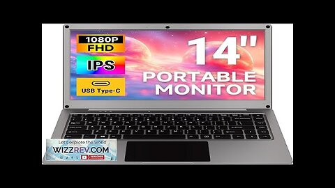 ELECROW Portable Monitor 14" 1080P FHD USB C Portable Laptop Monitor w/Keyboard Review