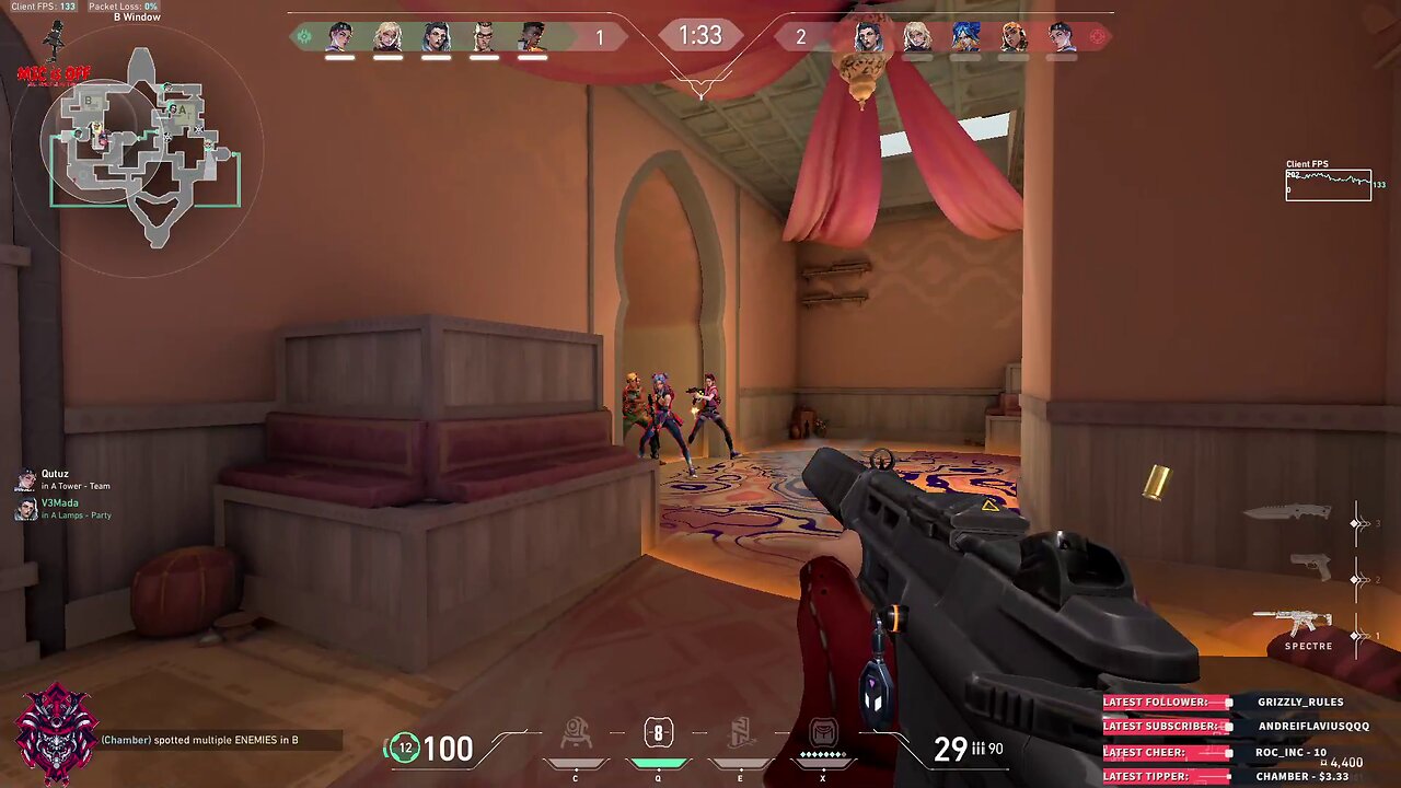 When the enemies are taking you by surprise but still have a killingspree in Valorant