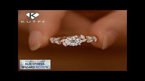 1CT Leaf Moissanite Diamond Engagement Rings with GRA for Women 925 Sterling Review