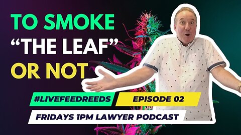 #LiveFeedReeds - To Smoke or Not to Smoke...in your car - Episode 02