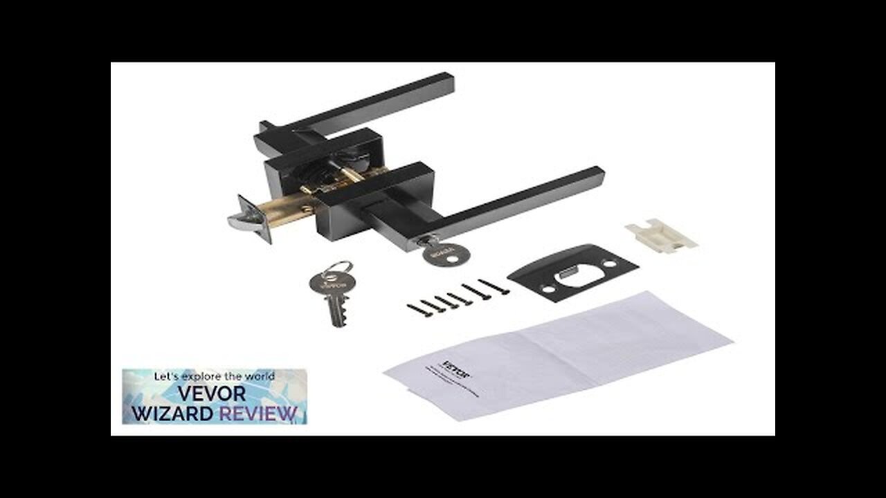 VEVOR Entry Lever Door Handle 1 PC Black Entry Knob Lock Review