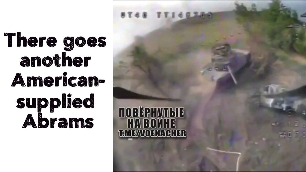 There goes another American-supplied Abrams