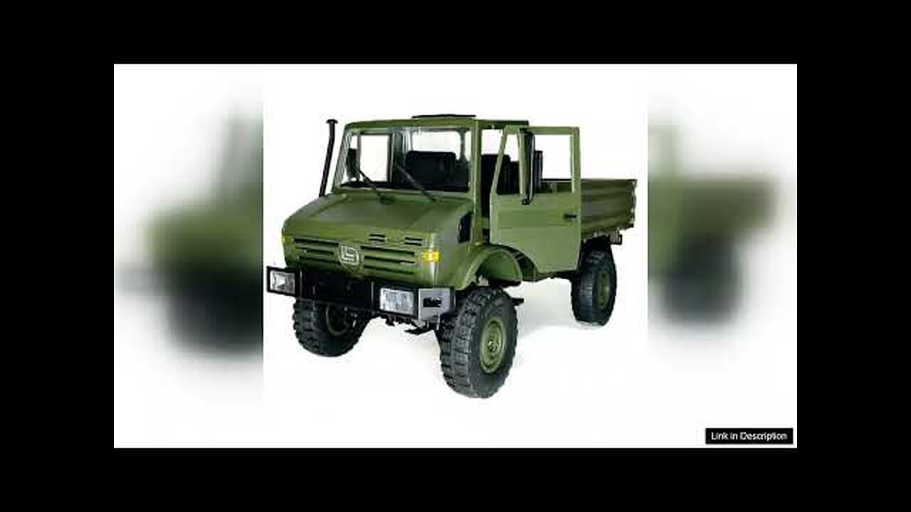 LDRC LD-P06 1/12 2.4G 4WD RC Car Unimog 435 U1300RC w/ LED Review