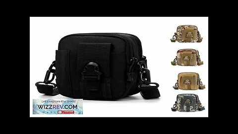 Men Tactical Bag Emergency Belt Waist Bag Pack Small Phone Pocket Military Review