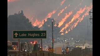 Over 50,000 under evacuation orders or warnings as wildfire imperils homes north of Los Angeles