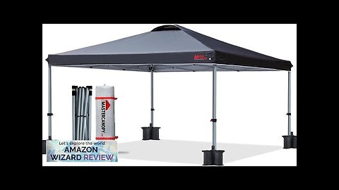 MASTERCANOPY Durable Pop-up Canopy Tent with Roller Bag (10x10 Black) Review