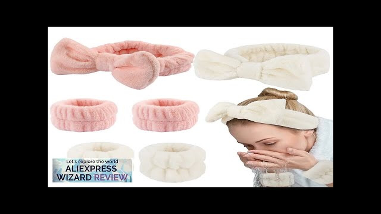 Wash Face Headbands For Women Coral Fleece Hair Bands Cuff Waterproof Bands Review